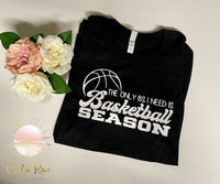 Basketball season tee