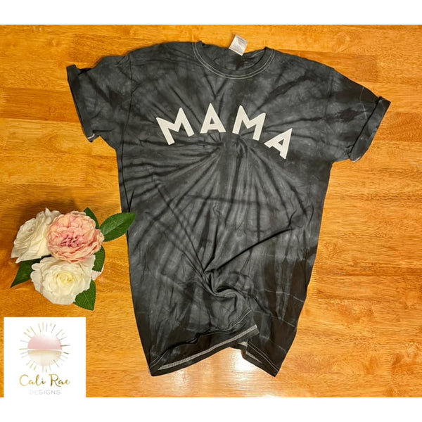 Mama Tie Dye Black